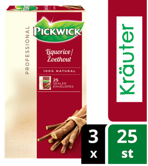 Pickwick professional Tee Lakritze Fairtrade / Pickwick Prof Zoethout