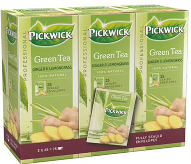 Pickwick professional Tee Ingwer Zitronengras Fairtrade / Pickwick Prof Lemon-Lemongrass