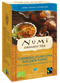 Numi tee Bio Kurkuma Goldenes Tonic Fairtrade / Numi Turmeric golden tonic