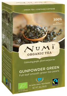Numi tee Bio Gunpowder gr&uuml;ner Fairtrade / Numi Gunpowder green