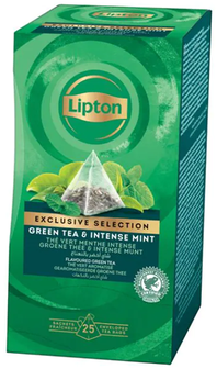 Lipton Exklusive Auswahl Tee Gr&uuml;n Intensive Minze/ Lipton Exclusive Green Intense Mint
