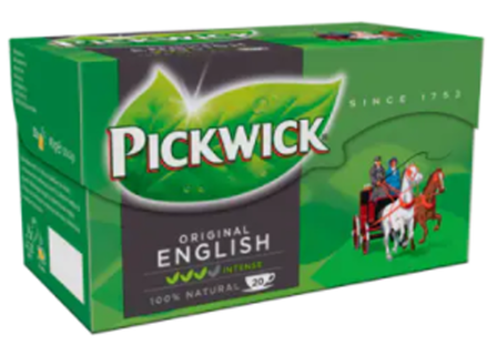 Pickwick Tee Englisch Schwarz / Pickwick Tee Englisch