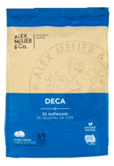 Alex Meijer kaffeepads Entkoffeiniert/Decafe