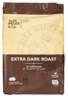 Alex Meijer kaffeepads Extra Dunkel ger&ouml;stet/Dark-Roast