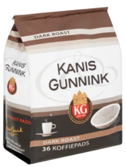 Kanis &amp; Gunnink Kaffeepads Dunkle R&ouml;stung/DarkRoast