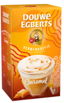 Douwe Egberts genussvoller Instant-Kaffee Karamell Sticks / verwenkaffee Latte Caramel