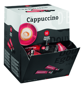 Douwe Egberts Cappuccino Instant-Kaffee Sticks Spenderbox/Cappuccino -dispenserbox