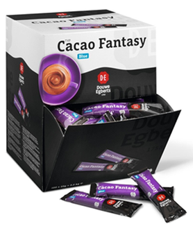 Douwe Egberts Kakao-Fantasie Schoko Instant-Kaffee Sticks Spenderbox/cacao-Fantasy-dispenserbox