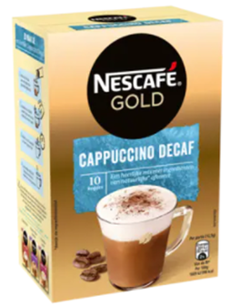 Nescaf&eacute; Kaffee Gold Cappuccino Entkoffeiniert / Cappuccino Decaf