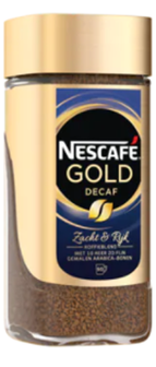 Nescaf&eacute; l&ouml;slicher Kaffee Gold Entkoffeiniert/Decaf