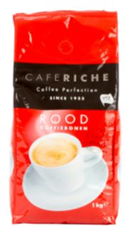 Cafe Riche Kaffeebohnen Rot/Rood