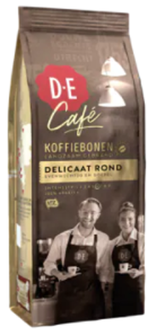 Douwe-Egberts-Kaffeebohnen-Caf&eacute;-Delicaat-Rond
