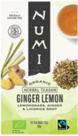 Numi tee Bio Ginger sun - lemon Fairtrade / Numi DECAF Ginger lemon