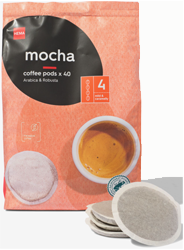 Hema Kaffee-Pads Mokka/Mocha